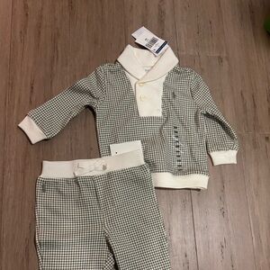 Stylish Houndstooth Baby Outfit